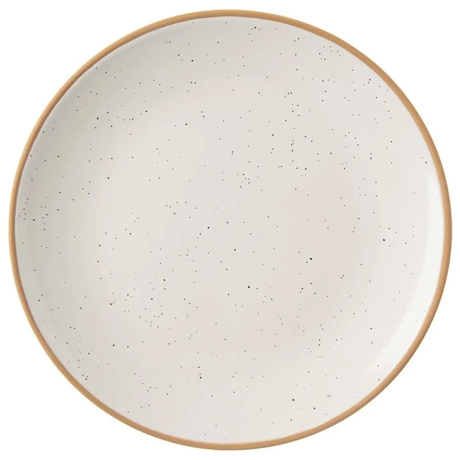 Kremowe ceramiczne talerze zestaw 4 szt. ø 27 cm Statek – Orion