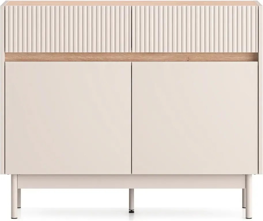 Komoda DUMI 06 2D2S 104 kaszmirowa/dąb cremona  ML MEBLE