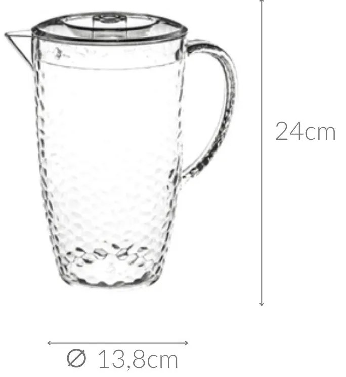 Dzbanek na zimne napoje ESTIVA, karafka, 2 l