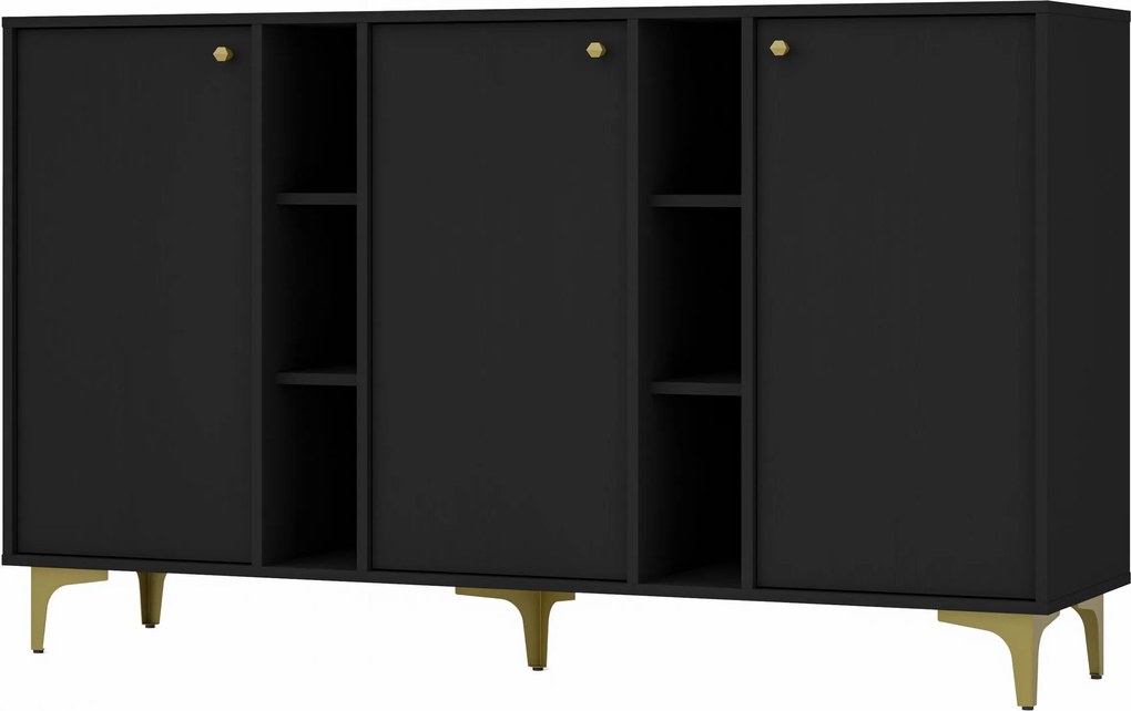 Komoda TORINO 158 cm do Salonu Sypialni Grafit