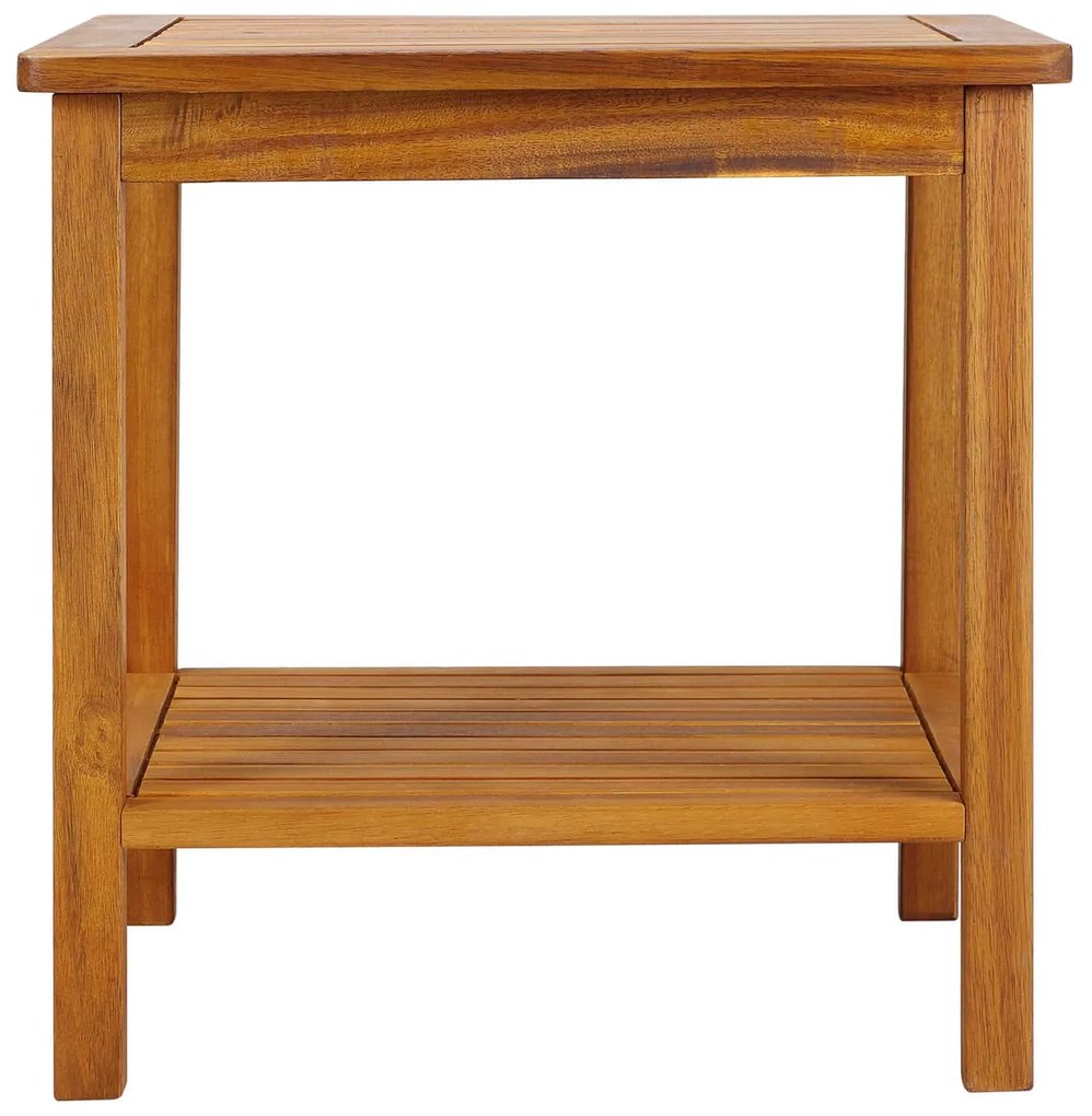 Casaria Drewniany stolik WASHINGTON, 45x45x45cm, brązowa