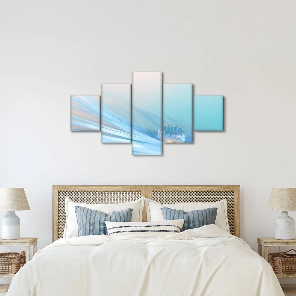 Obraz - Nebieska kropla (125x70 cm)