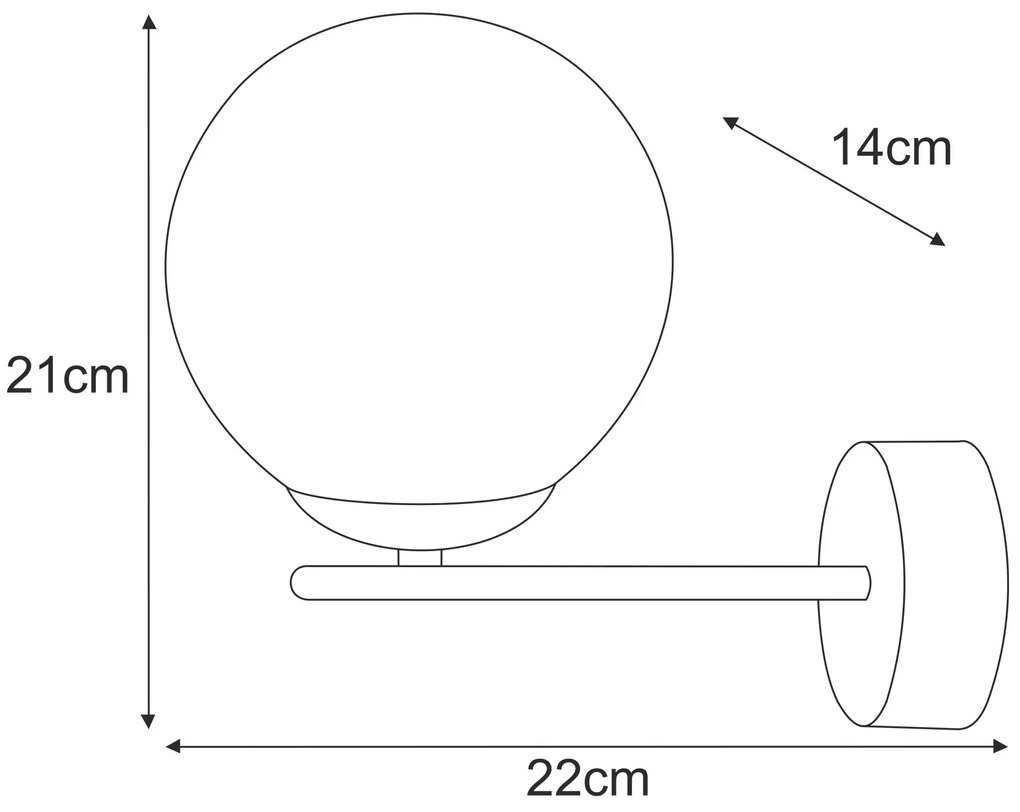 Złoto-bursztynowy elegancki kinkiet glamour W5-R21