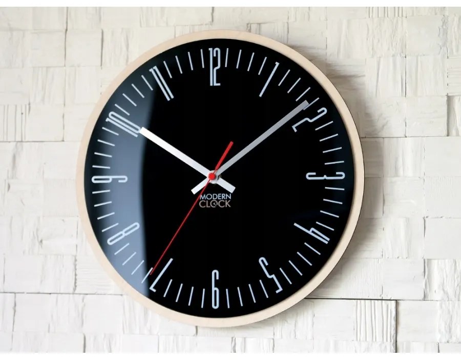 Zegar na ścianę nowoczesny efektowny okrągły cichy do kuchni salonu pokoju