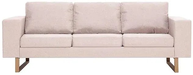 Elegancka trzyosobowa sofa Ladi 3X - kremowa