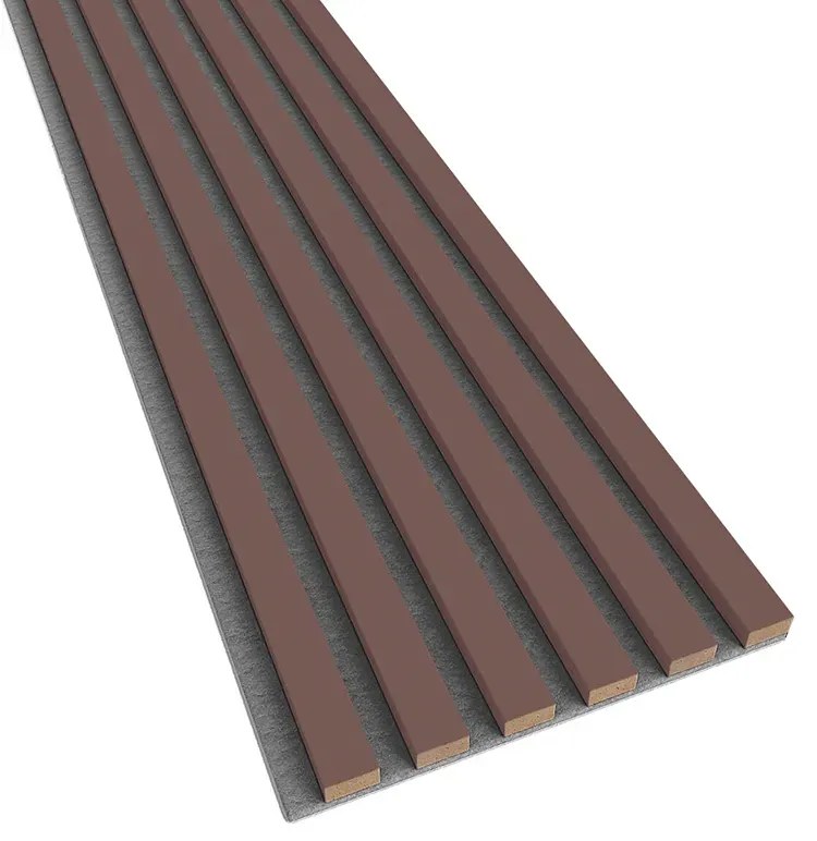 Akustyczne panele lamelowe 2 szt. pudrowy róż H0-G03