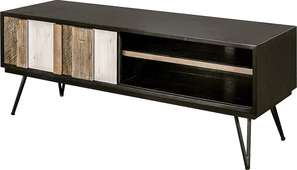 Komoda 150x55x45 cm czarna adesso adesl01