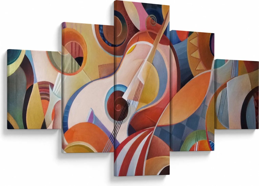 Obraz - Muzyczny abstrakt (125x70 cm)