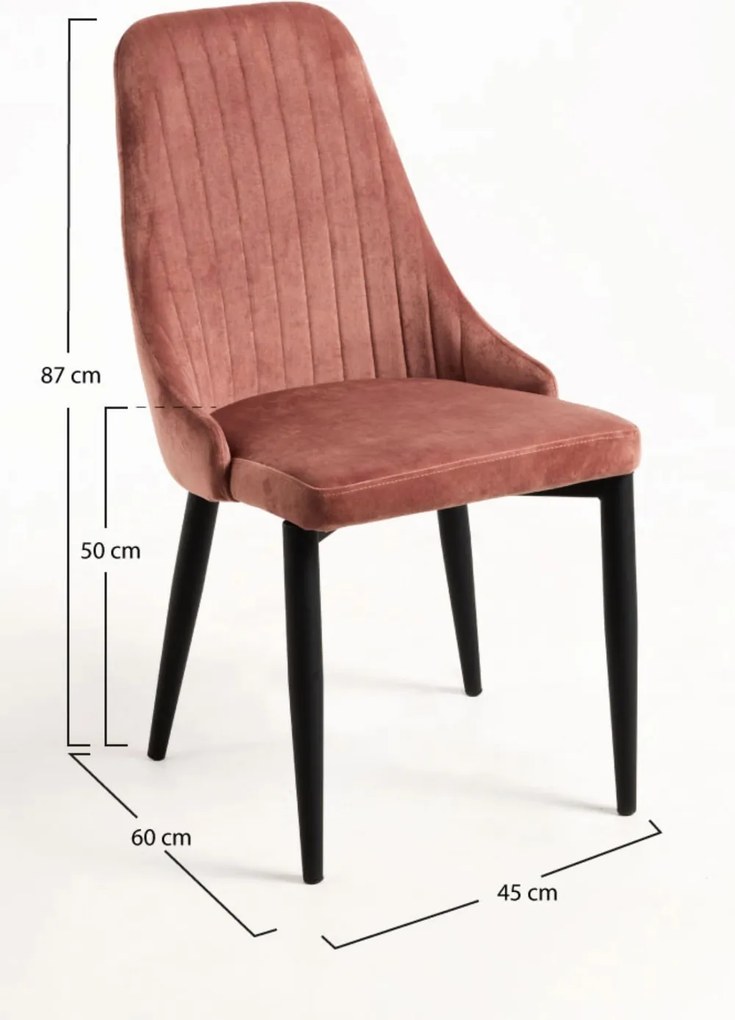 Zestaw 4 Krzese Kan Aksamitne