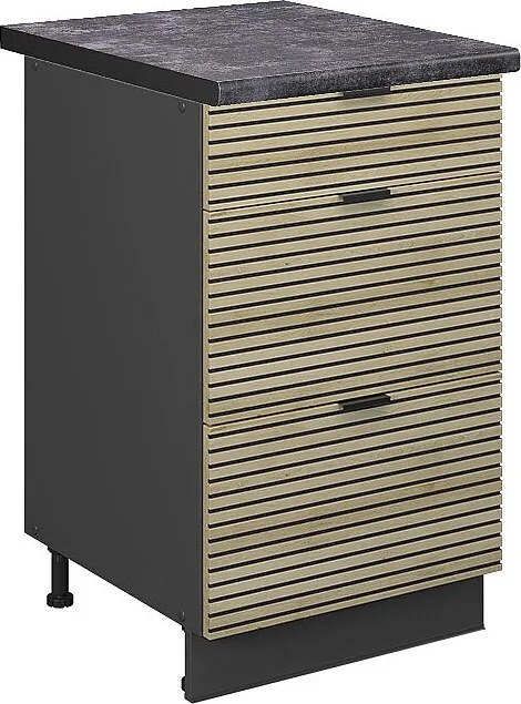 Szafka dolna do kuchni panel dębowy 50x60x82 fame-line