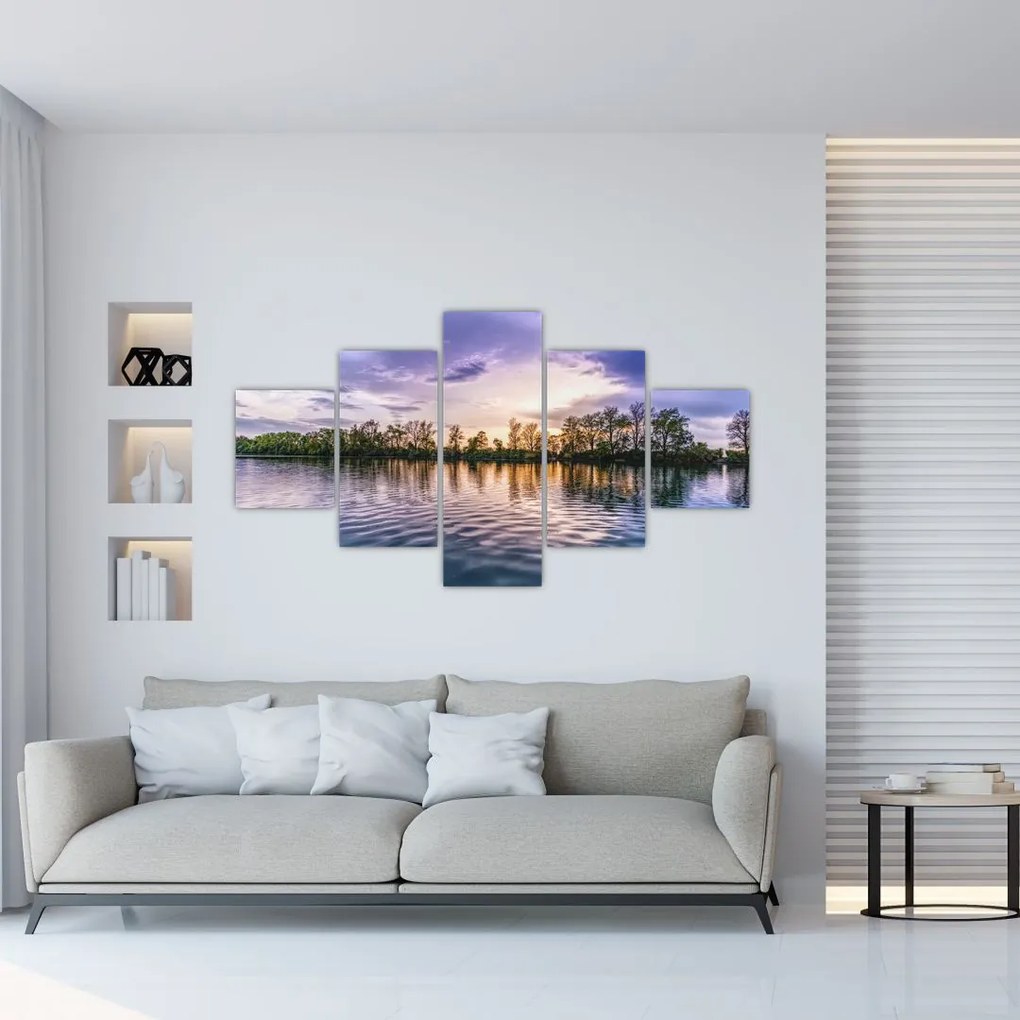 Obraz jeziora (125x70 cm)