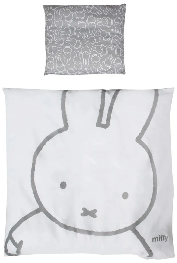 Bawełniana pościel dziecięca do łóżeczka 80x80 cm Miffy – Roba