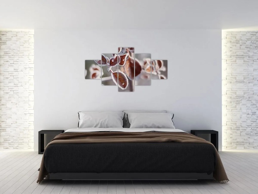 Obraz - Szczegół liści (125x70 cm)