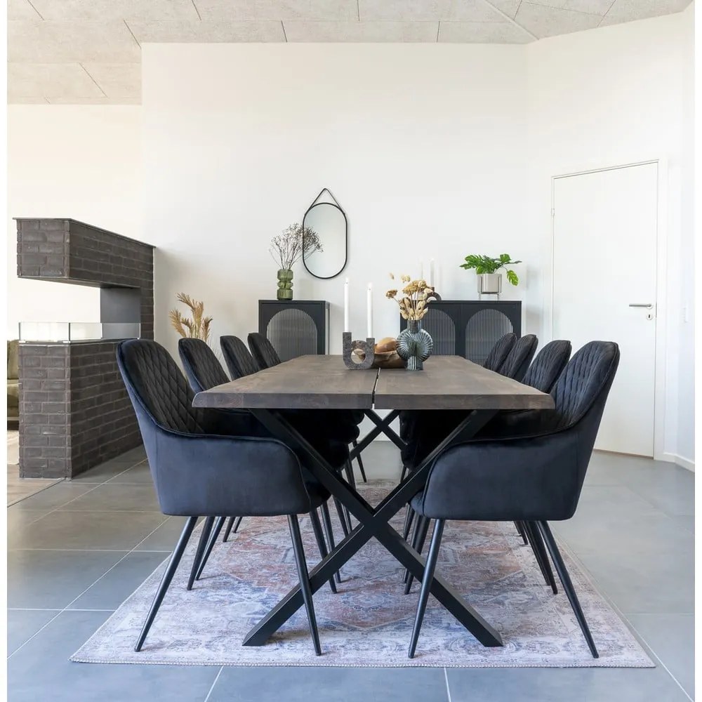 Stół z blatem z drewna dębowego 95x240 cm Toulon – House Nordic