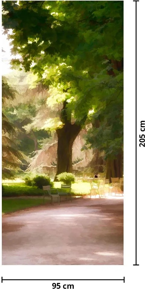 Fototapeta na drzwi - Park (95x205cm)