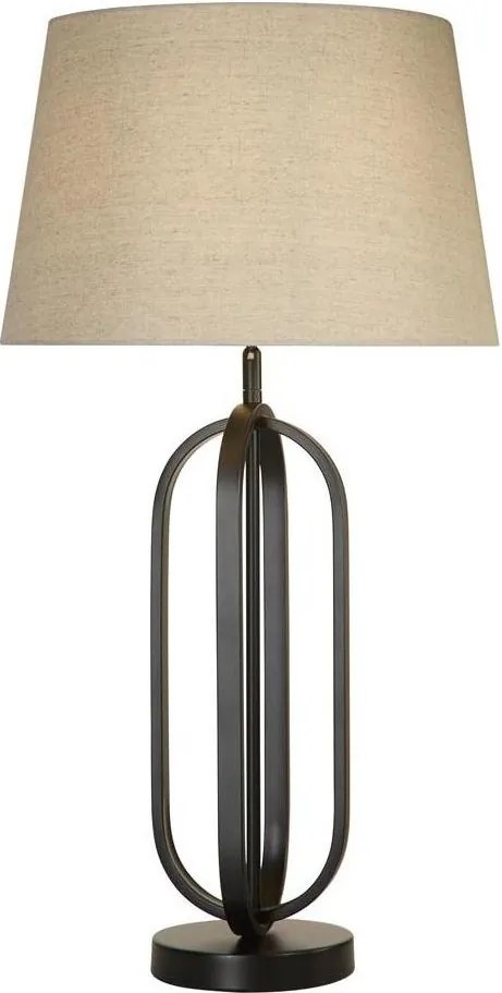 Searchlight EU91101NA - Lampka stołowa CHIC 1xE27/60W/230V kremowa