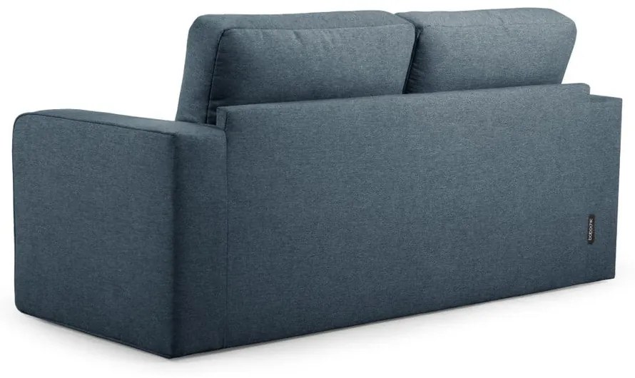 Niebieska rozkładana sofa 160 cm Come – Bobochic Paris