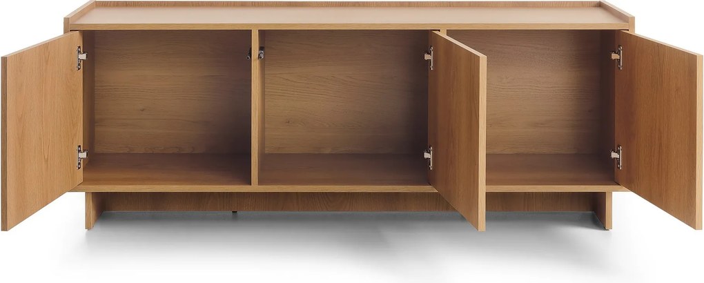 Szafka RTV stojąca ZENITH 147 cm do Salonu pod Telewizor - Brązowy