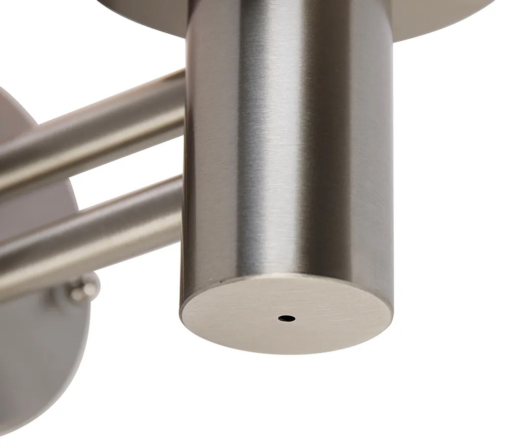 Zewnetrzna Nowoczesna lampa ścienna zewnętrzna stal nierdzewna IP44 - Sfera Nowoczesny Oswietlenie zewnetrzne