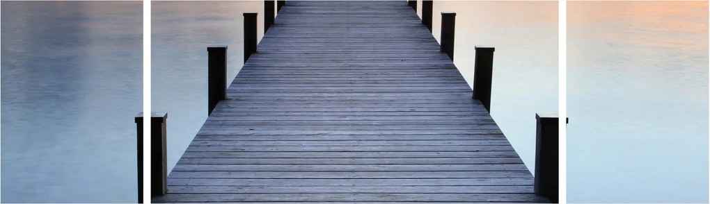 Obraz - Molo nad jeziorem Starnberger, Bavaria, Germany (170x50 cm)