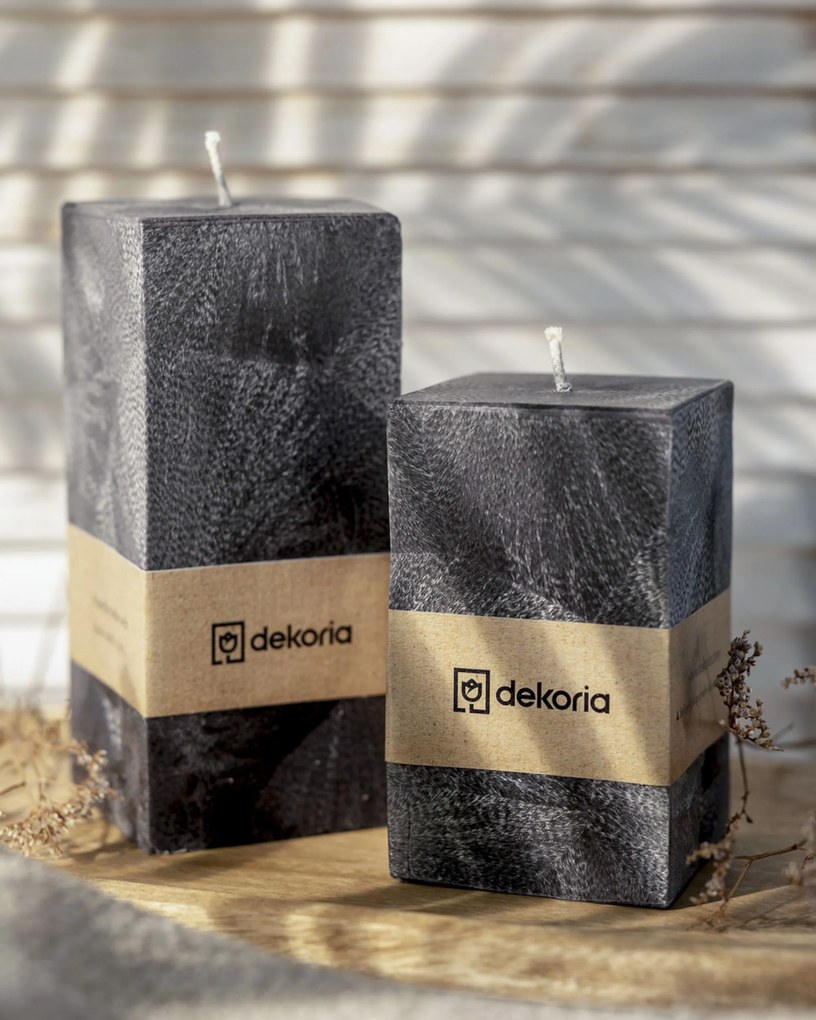 Świeca zapachowa palmowa kostka Black