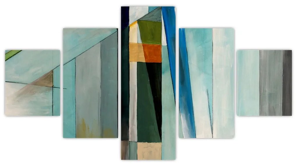 Obraz - Abstrakcja (125x70 cm)