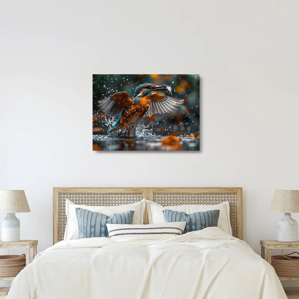 Obraz na szkle - Styczeń (70x50 cm)