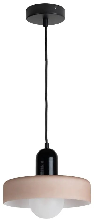 Szara lampa wisząca ø 25 cm Opaco Grato – Leitmotiv
