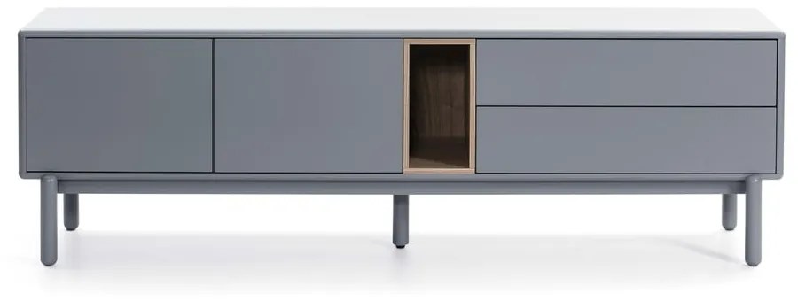 Niebieska/szara szafka pod TV 180x56 cm Corvo – Teulat