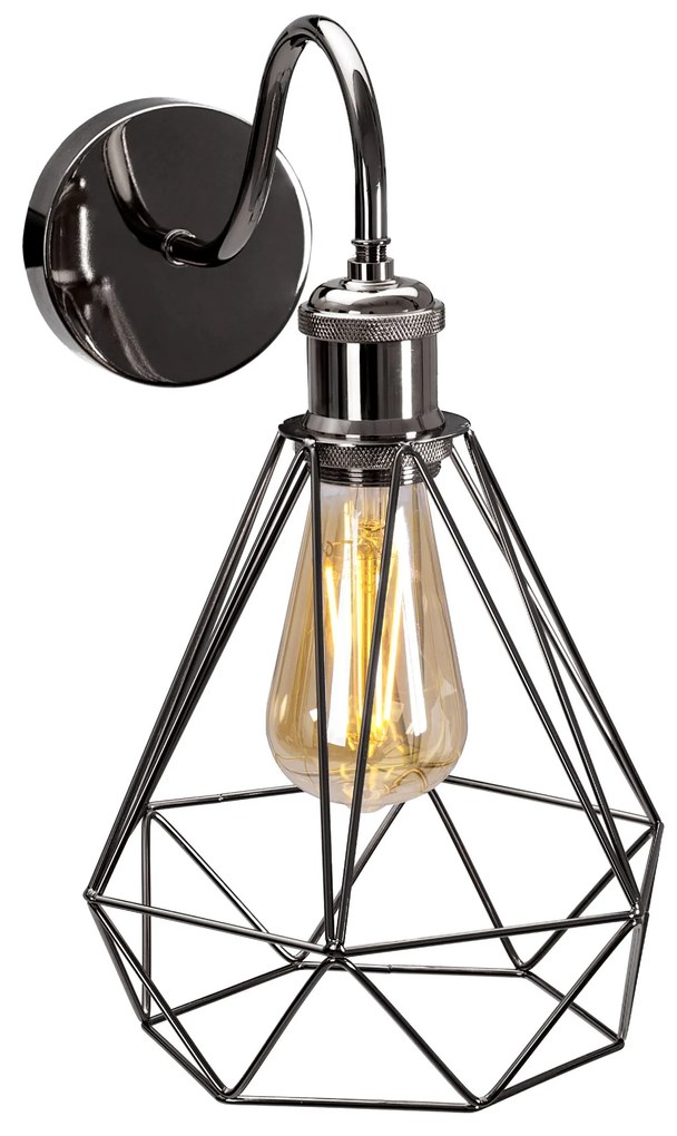Lampa Kinkiet Ścienny Loft  392230 Chrom