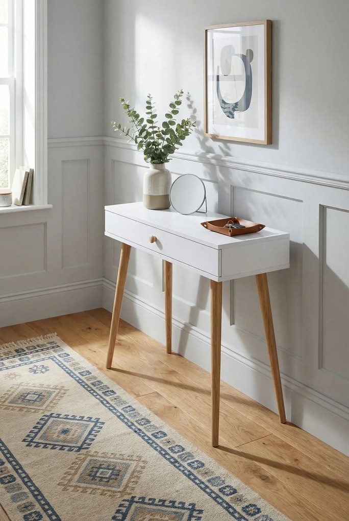 Skandynawska konsola toaletka boho P0-C50