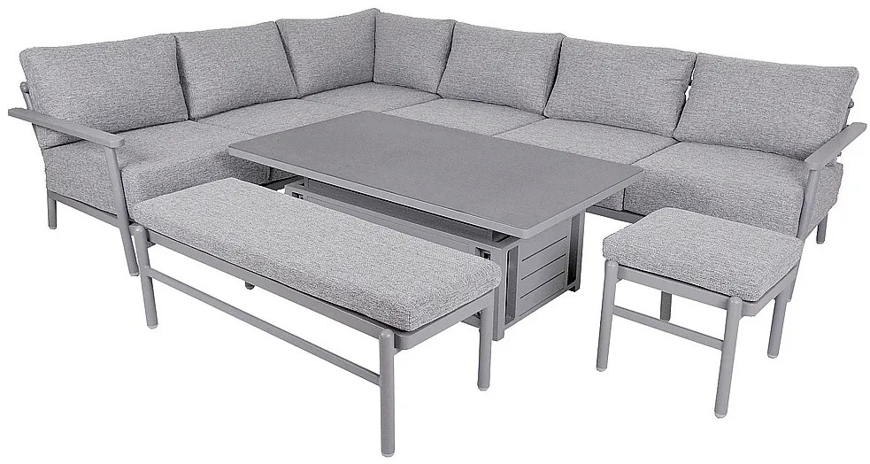 Zestaw aluminiowy INDIANA dla 9 osób
