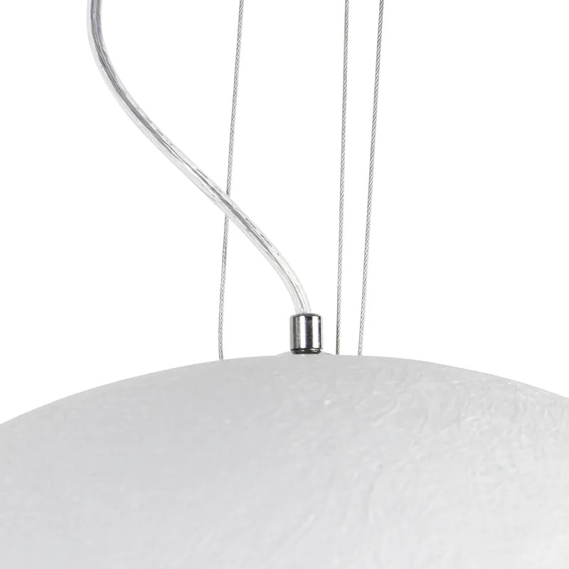 Nowoczesna lampa wisząca biała 50 cm - Magna Nowoczesny Oswietlenie wewnetrzne