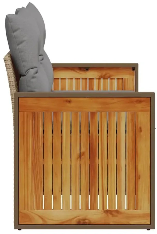 Sofa ogrodowa z szarymi poduszkami Lupuxi