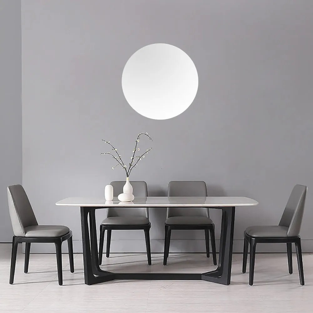 Lustro ścienne z oświetleniem ø 60 cm Luna – Mirrors and More