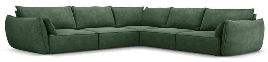 Ciemnozielony narożnik (róg zmienny) Vanda – Mazzini Sofas