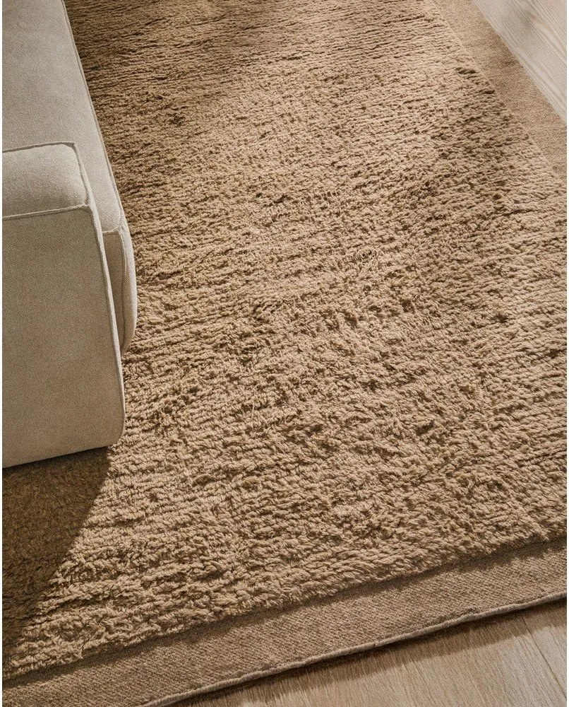 Beżowy wełniany dywan tkany ręcznie 200x300 cm Marely – Kave Home