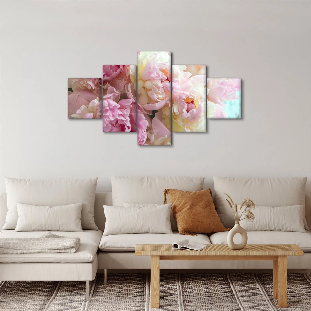 Obraz - Piwonie (125x70 cm)