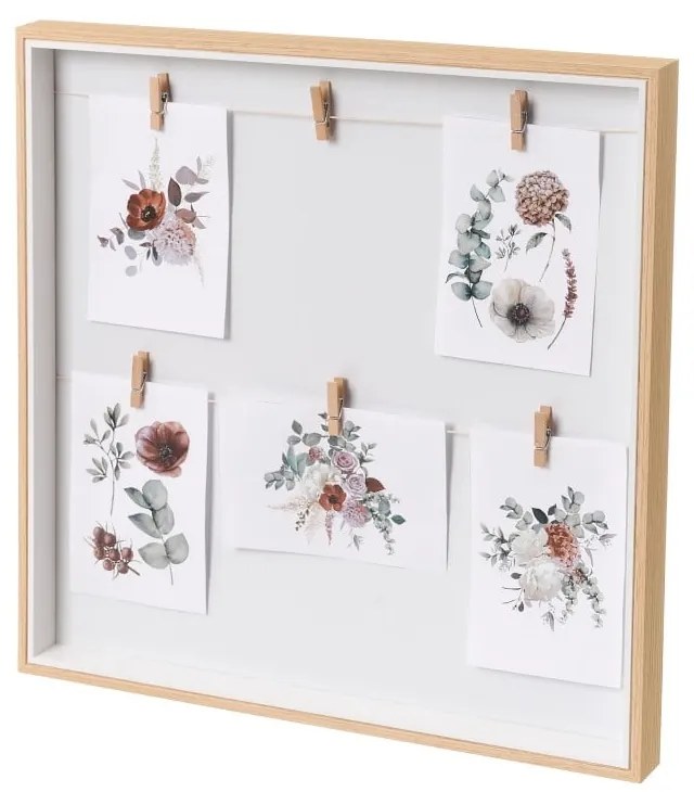 Naturalna ramka ścienna 43x43 cm – Casa Selección