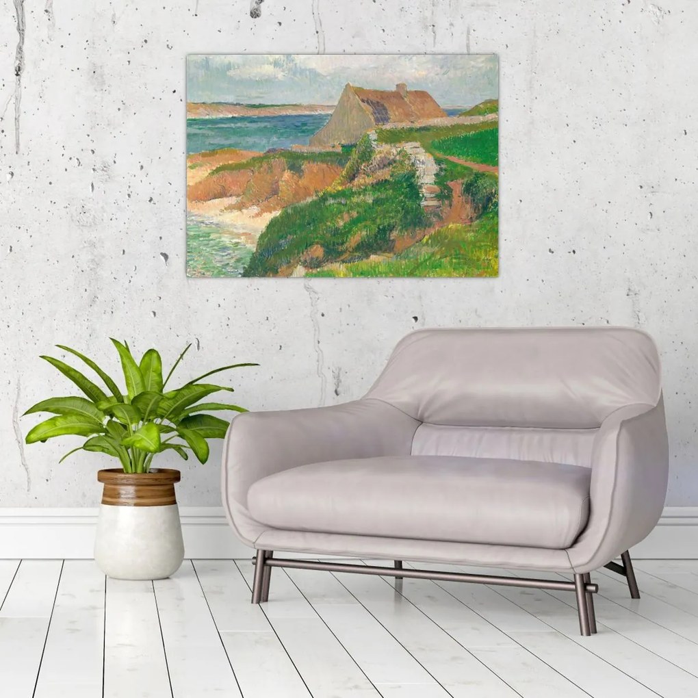 Obraz - Henri Moret, The Island of Raguenez, Brittany, reprodukcje (70x50 cm)