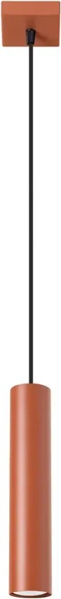Czerwona pojedyńcza lampa sufitowa - 6X M057 P0-G78