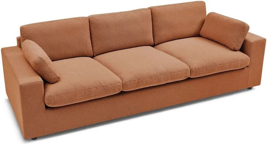 Pomarańczowa sofa 250 cm Belair – Bobochic Paris