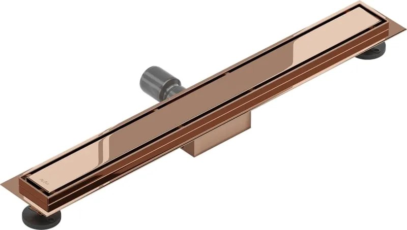 Mexen Flat M13 odpływ liniowy 2w1 50 cm, różowe złoto - 1610050-15