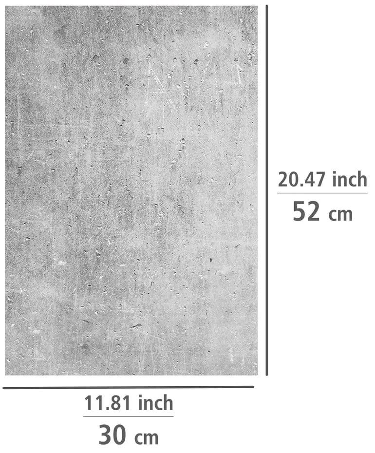 Płyty ochronne na kuchenkę ze szkła hartowanego zestaw 2 szt. 52x30 cm Concrete – Allstar