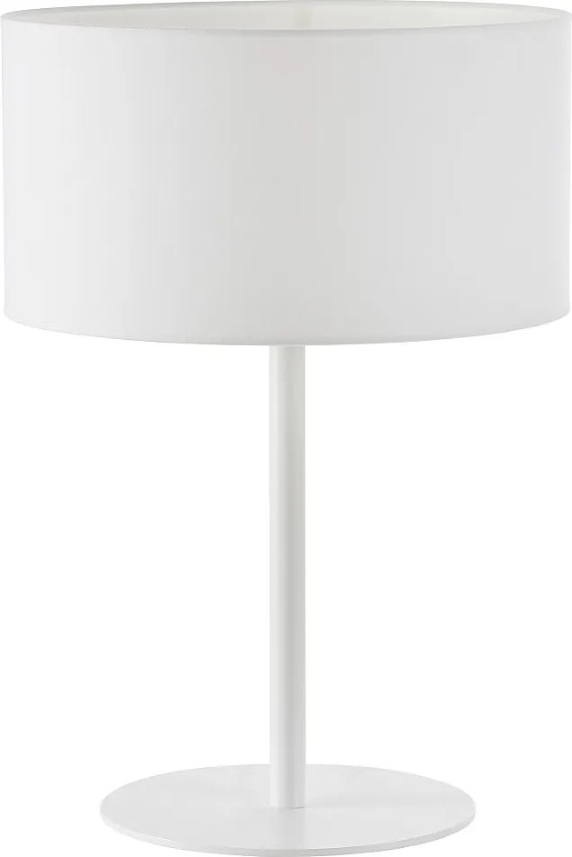 Lampa sto?owa Amsterdam w klasycznym stylu - wys. 54 cm - wn?trze - stal i biel - w?./wy?. - E27 Max. 40W-IP20