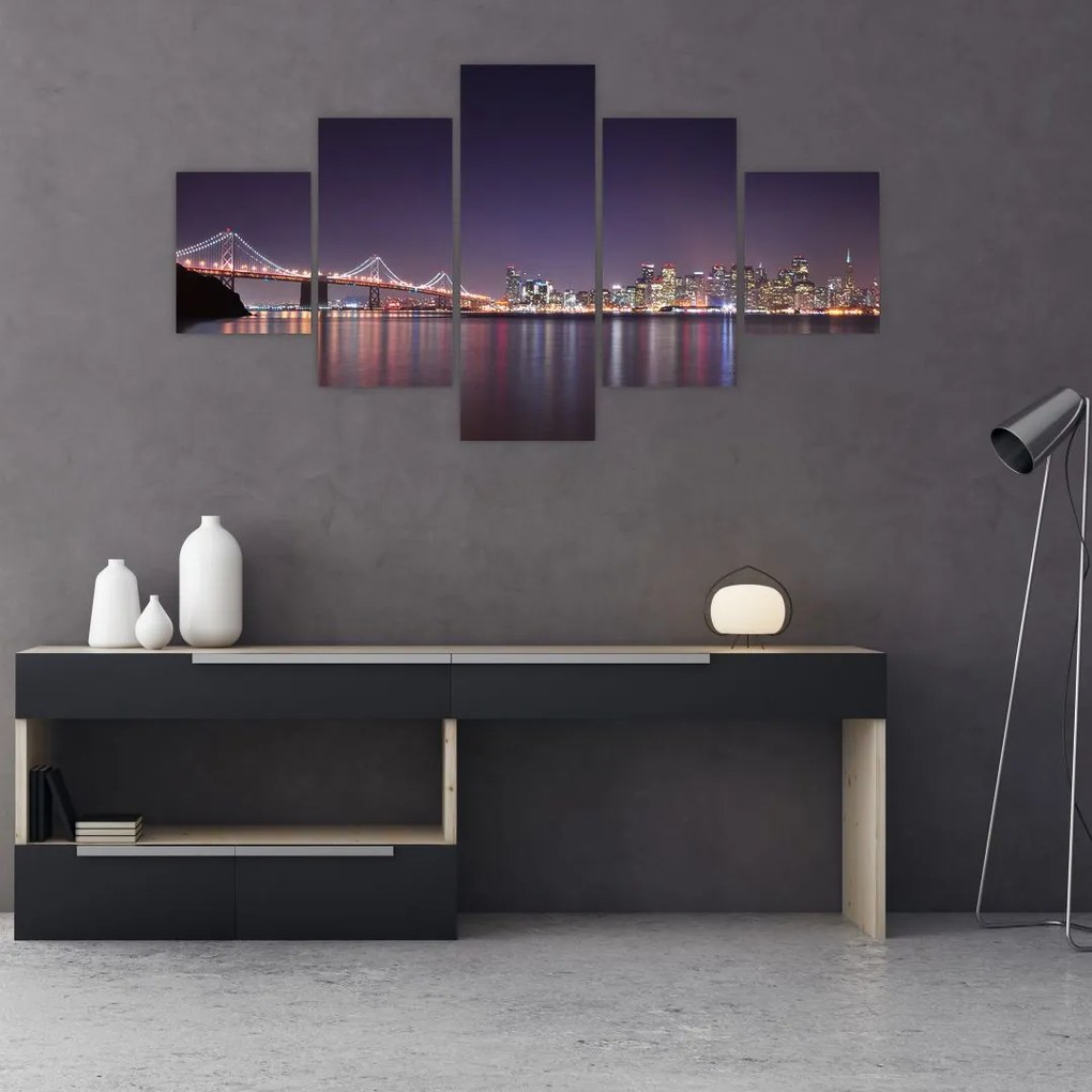 Obraz przedstawiający San Francisco, Kalifornia (125x70 cm)