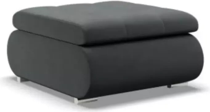 Pufa Xavio ze schowkiem – pikowana, tapicerowana, elegancka pufa do salonu i sypialni, różne kolory