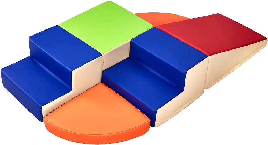Zabawka Wspinaczkowa, SucceBuy 6-Częściowe Piankowe Klocki Wspinaczkowe dla Maluchów i Przedszkolaków, Zestaw do Aktywności w Pomieszczeniach