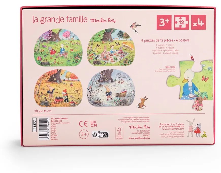 Puzzle La Grande Familie – Moulin Roty