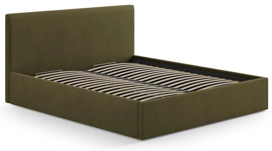 Zielony tapicerowany zagłówek 170,5x100 cm Remo – Micadoni